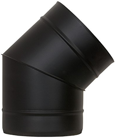 SHIELDMASTER 5 (125mm) 45 Degree Elbow Twin Wall Insulated Flue Pipe Inc Loc.