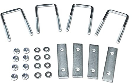 4 U-Bügel - groß - Halterungen, Befestigungssatz für Deichselbox, Halter für Staubox, Werkzeugkasten, Montagesatz MON4004