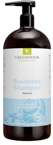GREENDOOR Bio Natur Shampoo Neutral SPARPACKUNG 500ml normales Haar, Haarshampoo ohne Duftstoffe Sulfate Silikon, basische Haarpflege natürlich ohne Tierversuche