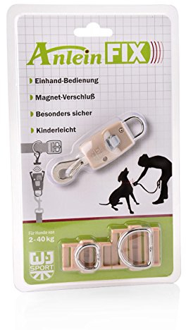Wallace & Jones | Anlein-Fix, die Neue Innovation - EIN Magnet-Verschluss für Hundeleinen, der Sich einhändig lösen lässt