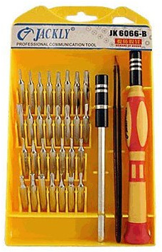 Juego destornilladores 33 en 1 destornillador precision estrella allen torx