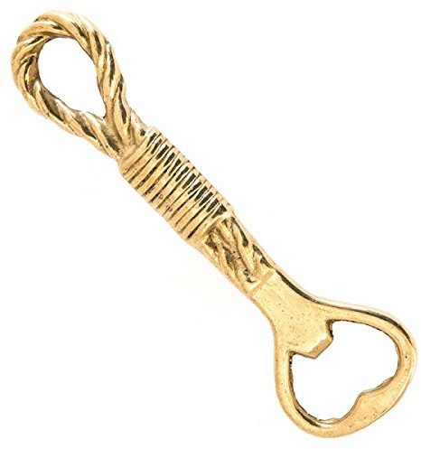 Cavatappi in ottone lucido corda Cappio apribottiglie