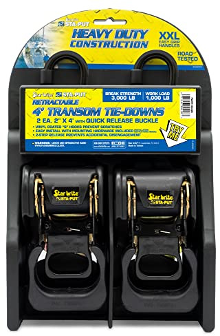 STAR BRITE Heavy Duty Retractable Tie-down with Quick Release Buckle (060428)