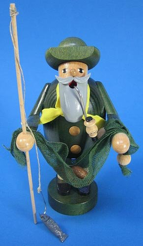 German Incense Smoker Fisherman - 18 cm / 7 inch - KWO