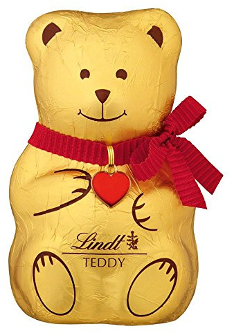 Lindt Osito Teddy de Chocolate con Leche Cremoso y Suave, 100g