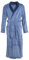 CelinaTex Nevada Bademantel Damen Herren L mittel blau dunkel blau Mikrofaser Saunamantel Coral Fleece Morgenmantel