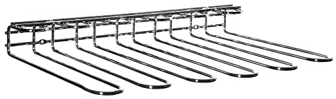 Vinology Wall Mounted Glass Rack - Holds any type of glassware wine or beer glasses and flutes