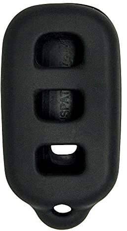 Keyless2Go Replacement for New Silicone Cover Protective Case for Select Toyota 4 Button Remotes - Black