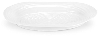 Portmeirion Sophie Conran Servierplatte, oval, mittelgroß, Weiß