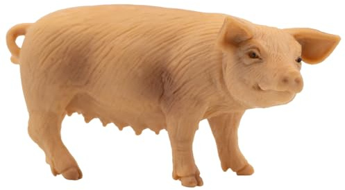 Bullyland 62311 - Spielfigur Hausschwein, ca. 10,2 cm große Tierfigur, detailgetreu, PVC-frei, ideal als kleines Geschenk für Kinder ab 3 Jahren