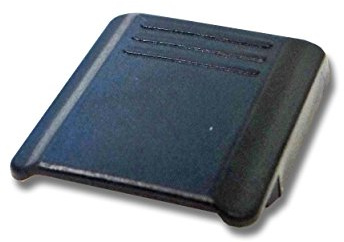 vhbw copri slitta flash compatibile con Sony A500, A350, A380, A200, A230, A300, A330, A100 fotocamera, reflex digitale SLR nero, plastica