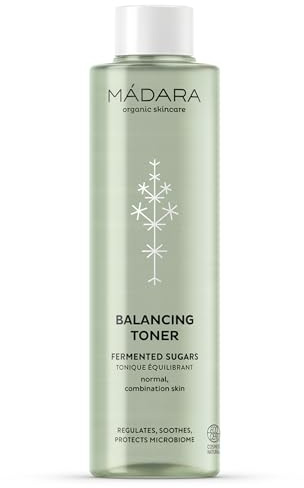 MADARA Organic Skincare | LIMPIEZA Tónico Equilibrante 200 ml - Refresca e Hidrata - Rosa, Frambuesa y Pepino - Piel Suave y Radiante para Pieles Normales y Mixtas.