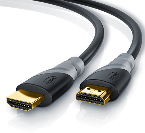CSL - 8k / 4k HDMI Cable 2.1/2.0 15m - 8K @ 60Hz - 4K @ 120Hz - 48 Gbit/s - 3D - Ultra High Speed with Ethernet - TV Blu-ray PS5 Xbox Series X Switch - black - 15 metres