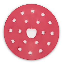 Fox Run Apple Pie Top Cutter, Plastic, Red , 9.5 x 9.5 x 0.25 inches