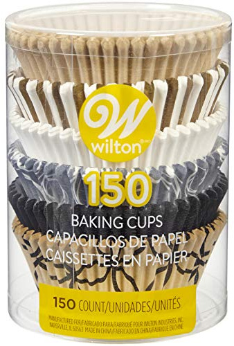 Wilton 415-2872 Baking Cases Elegance, Standard, Paper, Multicolour, Pack of 150