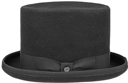 LIERYS Wollfilz Zylinder Anlasshut Made in Italy Herren Sommer Winter