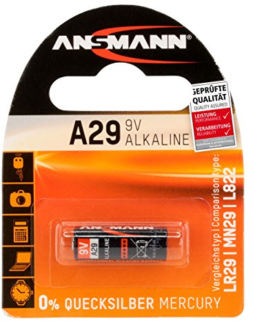 Ansmann 1510-0008 A29 - Pila alcalina (LR29, MN29, L822, 9V)