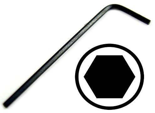 JT Custom 1.3 mm Short Arm Hex Key L-Wrench 2 Pack Small Metric Sizes (1.3mm)