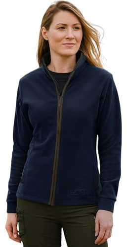 Game Technical Apparel Womens Penrith Fleece Zip Top – Ladies Warm Winter Jacket, Anti-Pill 300gsm, Country Style Zip Neck Cardigan with Pockets