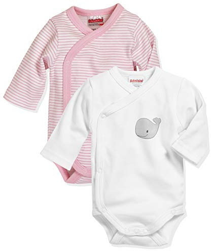 Playshoes Wickel-Body 1/1-Arm 2er Pack Wal Capo d'abbigliamento unisex - barn, ROSA, 44