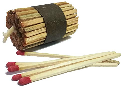 Geruchsloser Anzünder für Indoor und Outdoor K-LUMET Perfekt für Grill, Herd, Kamin, Feuerstelle und Ofen | Öko-Lösung aus Holz und Wachs, Feueranzünder (128 Stück)