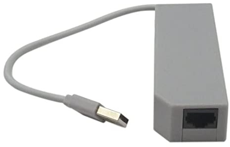 Xspeedonline Connecteur adaptateur réseau Internet LAN USB pour Nintendo Wii/Wii U/Switch