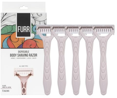 FURR Rasoio da barba monouso per la depilazione del corpo (rasoio del corpo)