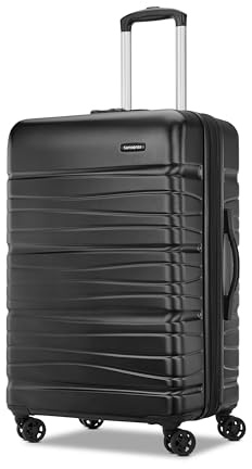 Samsonite Evolve SE Hardside Expandable Luggage, Bass Black, Medium Spinner