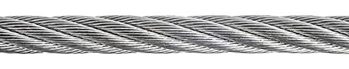 OKUOKA Cavo Acciaio 304 Filo di Trasporto, 3mm (1/8), Multiuso Corda Metallica per Aerei per Climbing Plants, Foto appese, Decorazione del Partito, Lunghezza 10m-100m (Size : 55M/180ft)
