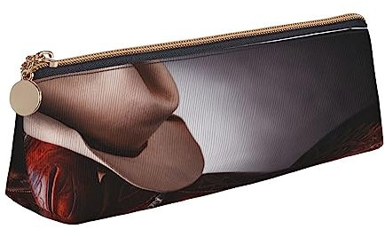 Pferdesattel mit Cowboyhut, wildes Schreibwaren-Federmäppchen, Schüler-Federtasche, Büro-Schreibwaren-Box für Teenager, Jungen, Mädchen