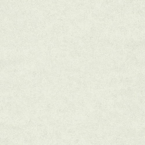Erismann Tapete | Kollektion Fashion for Walls 4 | 10377-26 | Vliestapete | Uni/Einfarbig | 0.53 x 10.05 m | Weiß | Wohnzimmer | Flur | Büro | Küche | Wohnräume
