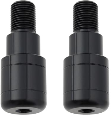 LT Easiyl 2 Stück Motorrad Lenkerenden M16 x 28mm Motorrad Lenkerstopfen Kompatibel mit Yamaha MT01 MT-01 MT03 MT-03 MT07 MT-07 MT09, Schwarz