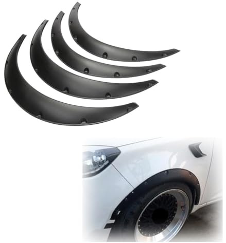Embellecedor De Arcos De Rueda para Skoda Scala 2019-2025,Aletas Arco Delanteras Y Traseras Embellecedor Tiras contra Salpicaduras,B/4 Large