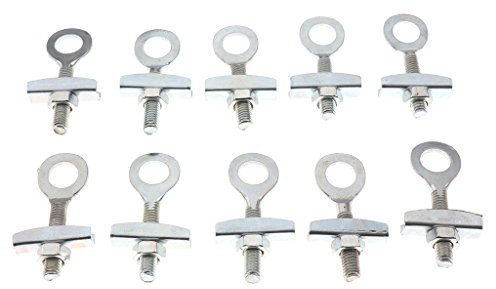 Wdfnexalai Lot de 10 tendeurs de chaîne pour vélo BMX Argenté 5 mm x 5 cm