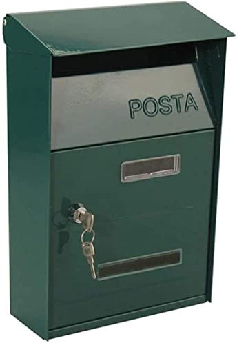 Cassetta postale classica da parete Cassetta postale Cassetta postale Cassetta postale Cassetta pacchi Cassetta postale per esterni Grande porta d'ingresso Impermeabile con serratura Cassetta postal