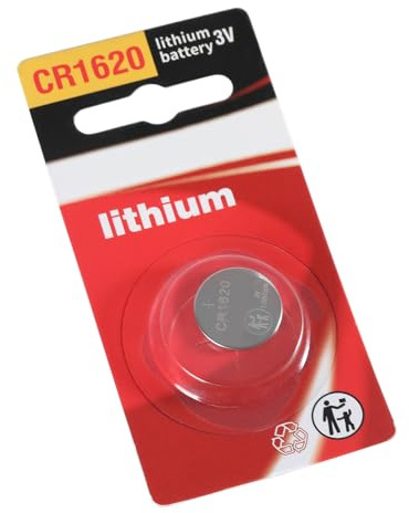 CPAOWEHF Pile Bouton Au Lithium 3V CR1620 pour Appareils Électroniques Ménagers Clés Voiture Télécommandes Non Rechargeable