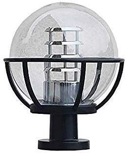 Lampada Da Giardino A Prova Di Pioggia Per Esterni Con Palla Rotonda Creativa, Ip54, Impermeabile, Per Esterni, Da Giardino, Paesaggio, Lampada A Colonna, E27, Per Esterni, Per Ville, Balconi, Recinz