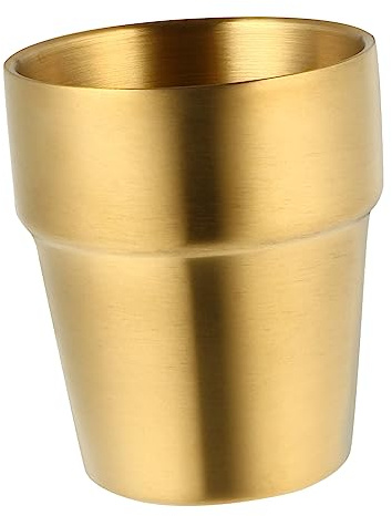 Ciieeo 2pcs Stainless Steel Double Wall Espresso Cups Insulated Whisky Tumbler Drinking Mug Beer Mug Cup