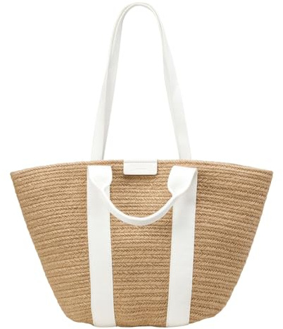 Marc O'Polo Marte Shopper White Cotton hellbraun