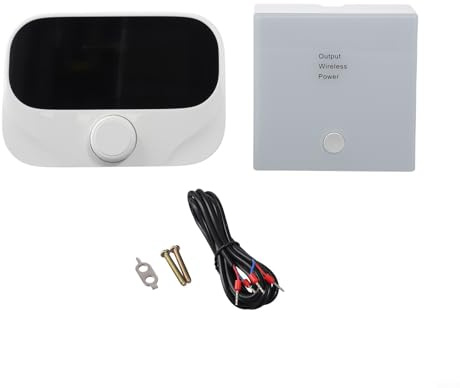 Aprilsunnyzone Programmable Wireless Room Thermostat For Boilers With Humidity Display And Remote Control Via For Tuya Smart App For Modern Living(WiTH3-WIFI)