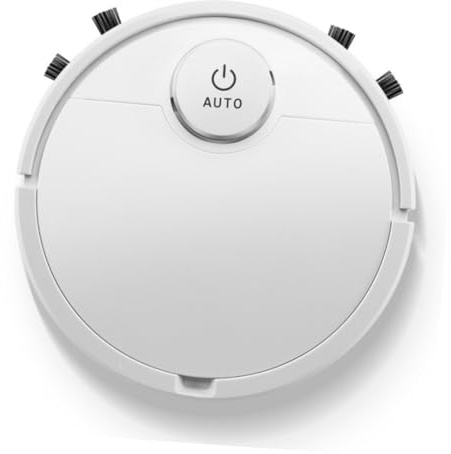 ROMISBABA Limpiador Robot Friegasuelos Aspirador Escoba Robot Aspirador Autovaciado Barredor Aspiradora