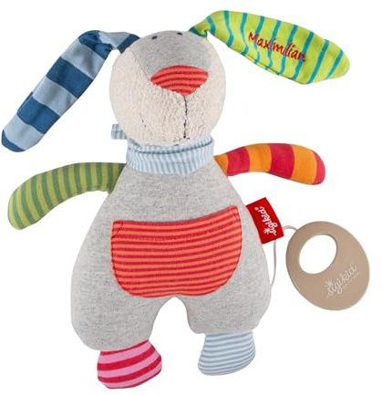 sigikid Spieluhr Hase mit Namen personalisierbar – Einschlafhilfe Baby