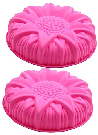 VALICLUD 2piezas Molde Para Pastel De Silicona Herramienta De Hornear Para Hacer Mismo De Molde Silicona Para Bizcochos De Horno
