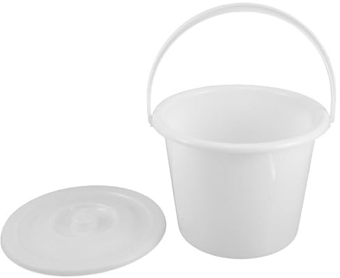 OUNONA Cubo Urinario con Tapa y Asa, 3000 Ml Plástico Resistente con Escala Graduada, Orinal Portátil para Cama Uso Médico y Hospitalario, Jarra Urinaria de Cabecera para Pacientes