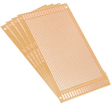 sourcing map 4Stücke Einseitige Universalpapier Leiterplatte 9x15cm Stärke 1,2mm DE de