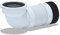 Belvit WC Flex Anschluss Rohrstutzen Eck DN 90/110 (320-750mm)