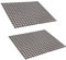OTHWAY 2 alfombrillas para fregadero de cocina, protector de PVC para fregadero de acero inoxidable/porcelana, 40 x 30 cm