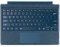 Surface Pro 7 Tastatur [QWERTY] für Microsoft Surface Pro 7 Plus/Pro 7/Pro 6/Pro 5/Pro 4/Pro 3, Bluetooth Tastatur- Backlit, Wiederaufladbare Type Cover mit Touchpad (Blau)