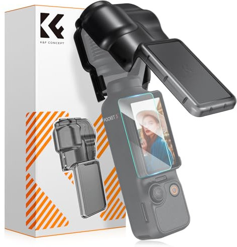 K&F Concept Schutzhülle für DJI Osmo Pocket 3, Objektivschutz Kunststoff Gimbal Schutz Objektiv Bildschirmschutz, Pocket 3 Gimbal-Objektivschutz, Osmo Pocket 3 Zubehör