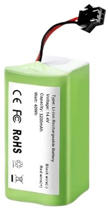 Batería De Repuesto De 14,4 V Y 2600 MAh, Compatible Con Conga, Modelos 990/1090/1790/1990, Compatible Con Deebot, N79S/N79/DN622/Robovac 11(3200mAh)